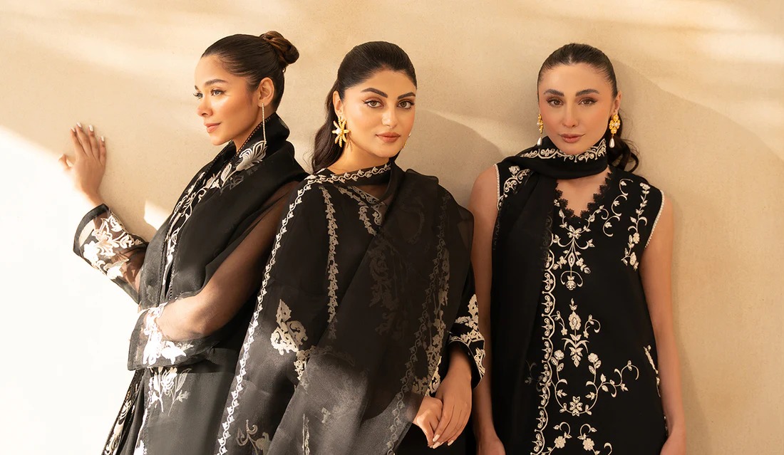 2 Piece - Embroidered Lawn suit - Image 2